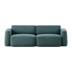 Massproductions Sofas*Patch 2.5-seater sofa, Spiral 06 Dragonfly Green