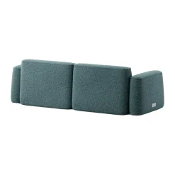 Massproductions Sofas*Patch 2.5-seater sofa, Spiral 06 Dragonfly Green