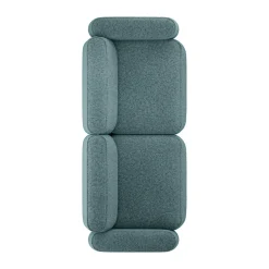 Massproductions Sofas*Patch 2.5-seater sofa, Spiral 06 Dragonfly Green
