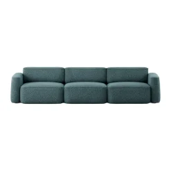 Massproductions Sofas*Patch 3-seater sofa, Spiral 06 Dragonfly Green