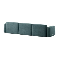 Massproductions Sofas*Patch 3-seater sofa, Spiral 06 Dragonfly Green