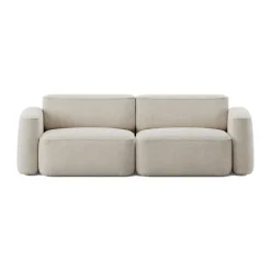 Massproductions Sofas*Patch 2.5-seater sofa, Spiral 21 Chalk Beige