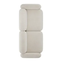 Massproductions Sofas*Patch 2.5-seater sofa, Spiral 21 Chalk Beige