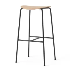 &Tradition Bar Stools*Pavilion AV38 bar stool 79 cm, Black-lacquered oak Brown
