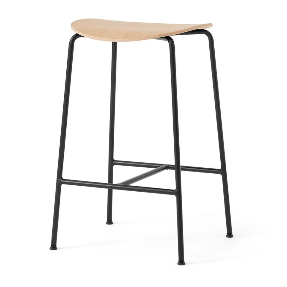&Tradition Bar Stools*Pavilion AV37 counter stool 68 cm, Black-lacquered oak Brown