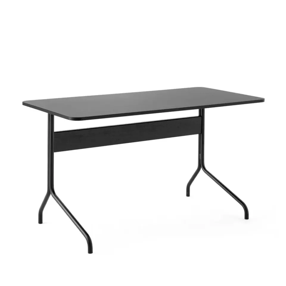 &Tradition Desks*Pavilion AV16 desk, linoleum, lacquered oak, leg Black