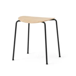 &Tradition Stools*Pavilion AV36 stool, Black-lacquered oak Brown