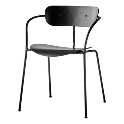 &Tradition Chairs*Pavilion chair AV2, lacquered oak Black