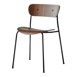 &Tradition Chairs*Pavilion chair AV1, Coated walnut Brown