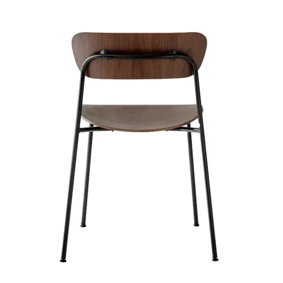 &Tradition Chairs*Pavilion chair AV1, Coated walnut Brown