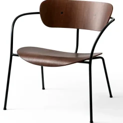 &Tradition Armchairs & Footstools*Pavilion chair AV5, Lacquered walnut Brown