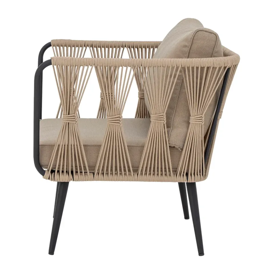 Bloomingville Outdoor Lounge Furniture*Pavone lounge chair, Brown