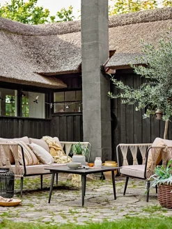 Bloomingville Outdoor Lounge Furniture*Pavone lounge chair, Brown