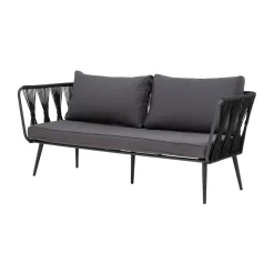 Bloomingville Garden Sofas & Garden Benches*Pavone sofa 2.5-seat, Black