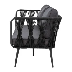 Bloomingville Garden Sofas & Garden Benches*Pavone sofa 2.5-seat, Black
