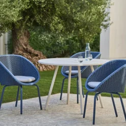Cane-line Balcony Furniture*Peacock chair soft rope, Dark , teak Grey