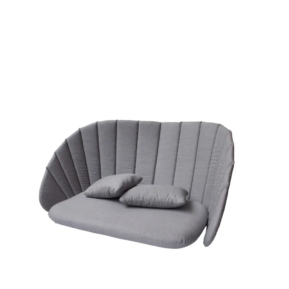 Cane-line Seat Cushions & Pads*Peacock cushion set sofa 2-seater, Natté Grey