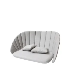 Cane-line Seat Cushions & Pads*Peacock cushion set sofa 2-seater, Natté light Grey