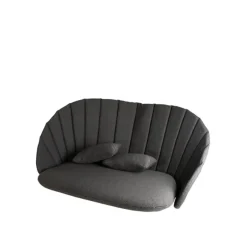 Cane-line Seat Cushions & Pads*Peacock cushion set sofa 2-seater, Focus dark Grey