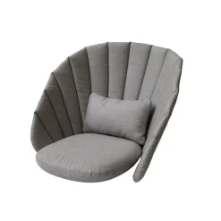 Cane-line Seat Cushions & Pads*Peacock lounge armchair cushion, Natté taupe Beige