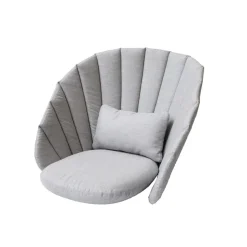 Cane-line Seat Cushions & Pads*Peacock lounge armchair cushion, Natté light Grey