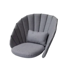 Cane-line Seat Cushions & Pads*Peacock lounge armchair cushion, Natté Grey