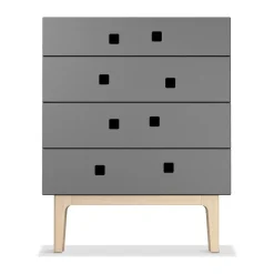 Zweed Dressers & Drawer Units*Peep B3 dresser, Slate , white-pigmented oak Grey