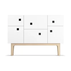 Zweed Display & Glass Cabinets*Peep C2 cabinet, . pigmented oak White