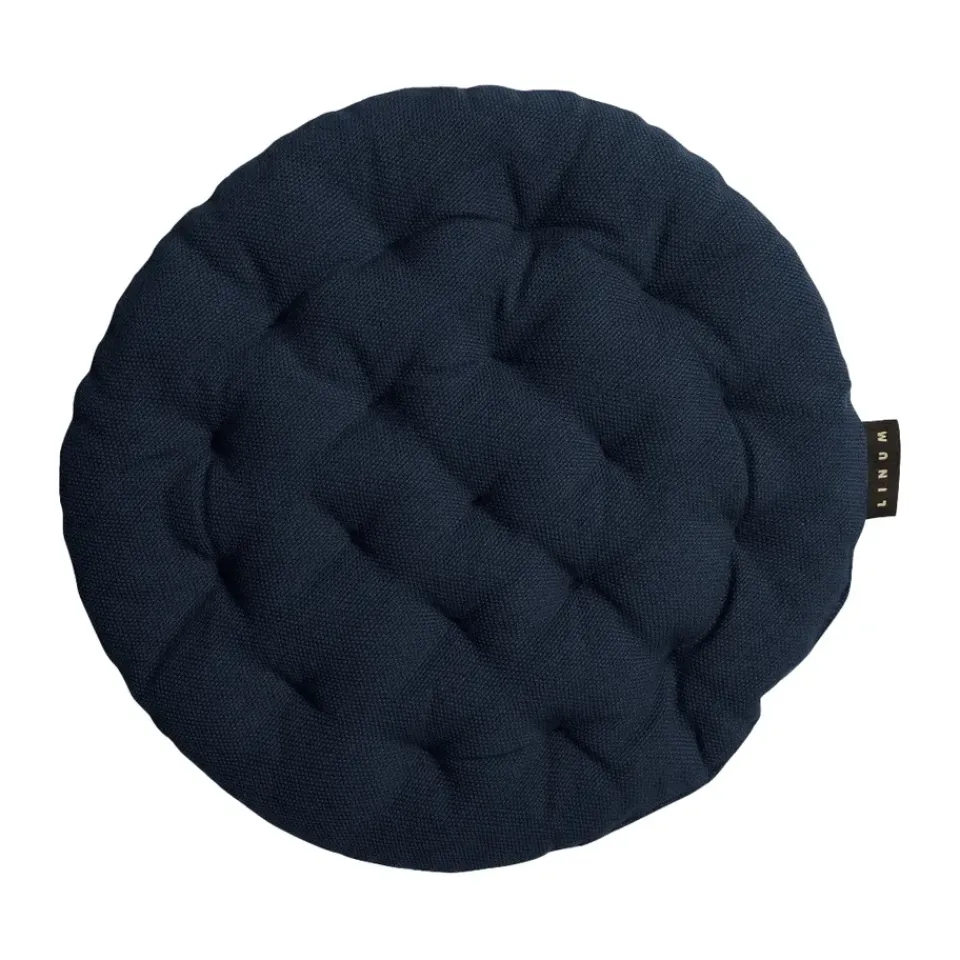 Linum Seat Cushions & Pads*Pepper seat cushion Ø37 cm, Dark navy Blue