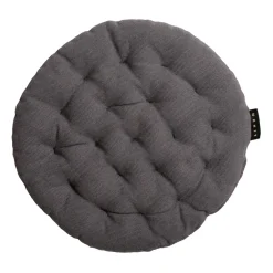 Linum Seat Cushions & Pads*Pepper seat cushion Ø37 cm, Granite Grey