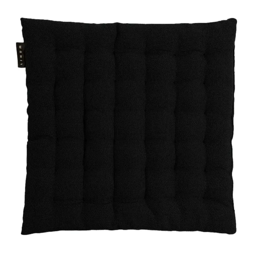 Linum Seat Cushions & Pads*Pepper seat cushion 40x40 cm, Black