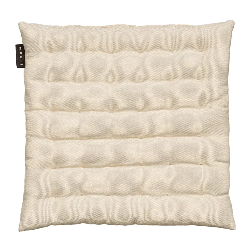 Linum Seat Cushions & Pads*Pepper seat cushion 40x40 cm, Creamy Beige