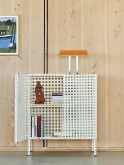 HAY Display & Glass Cabinets*Perforated Cabinet cabinet medium, Eggshell White