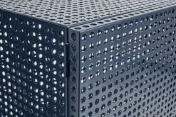 HAY Display & Glass Cabinets*Perforated Cabinet cabinet large, Steel Blue