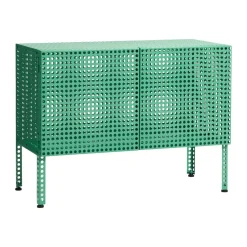 HAY Display & Glass Cabinets*Perforated Cabinet skåp small, Soft jade Green
