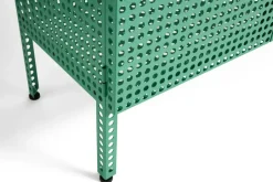 HAY Display & Glass Cabinets*Perforated Cabinet skåp small, Soft jade Green