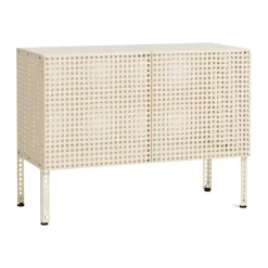 HAY Display & Glass Cabinets*Perforated Cabinet skåp small, Eggshell White