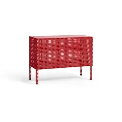HAY Display & Glass Cabinets*Perforated Cabinet skåp small, Wine Red