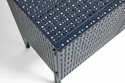 HAY Display & Glass Cabinets*Perforated Cabinet skåp small, Steel Blue