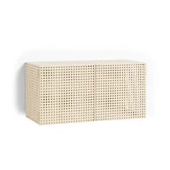 HAY Display & Glass Cabinets*Perforated Cabinet wall cabinet small, Eggshell White