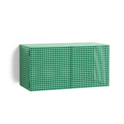 HAY Display & Glass Cabinets*Perforated Cabinet wall cabinet small, Soft jade Green