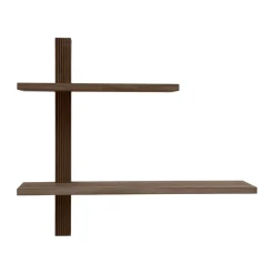 Andersen Furniture Shelves & Shelving Systems*Phase wall shelf, Smoked Oiled Oak, 68x18x55 cm Brown