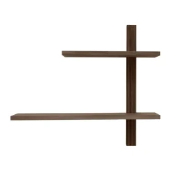 Andersen Furniture Shelves & Shelving Systems*Phase wall shelf, Smoked Oiled Oak, 68x18x55 cm Brown