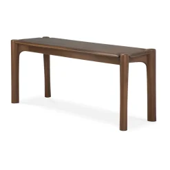 Ethnicraft Benches*PI bench 126x35 cm, Lacquered teak Brown