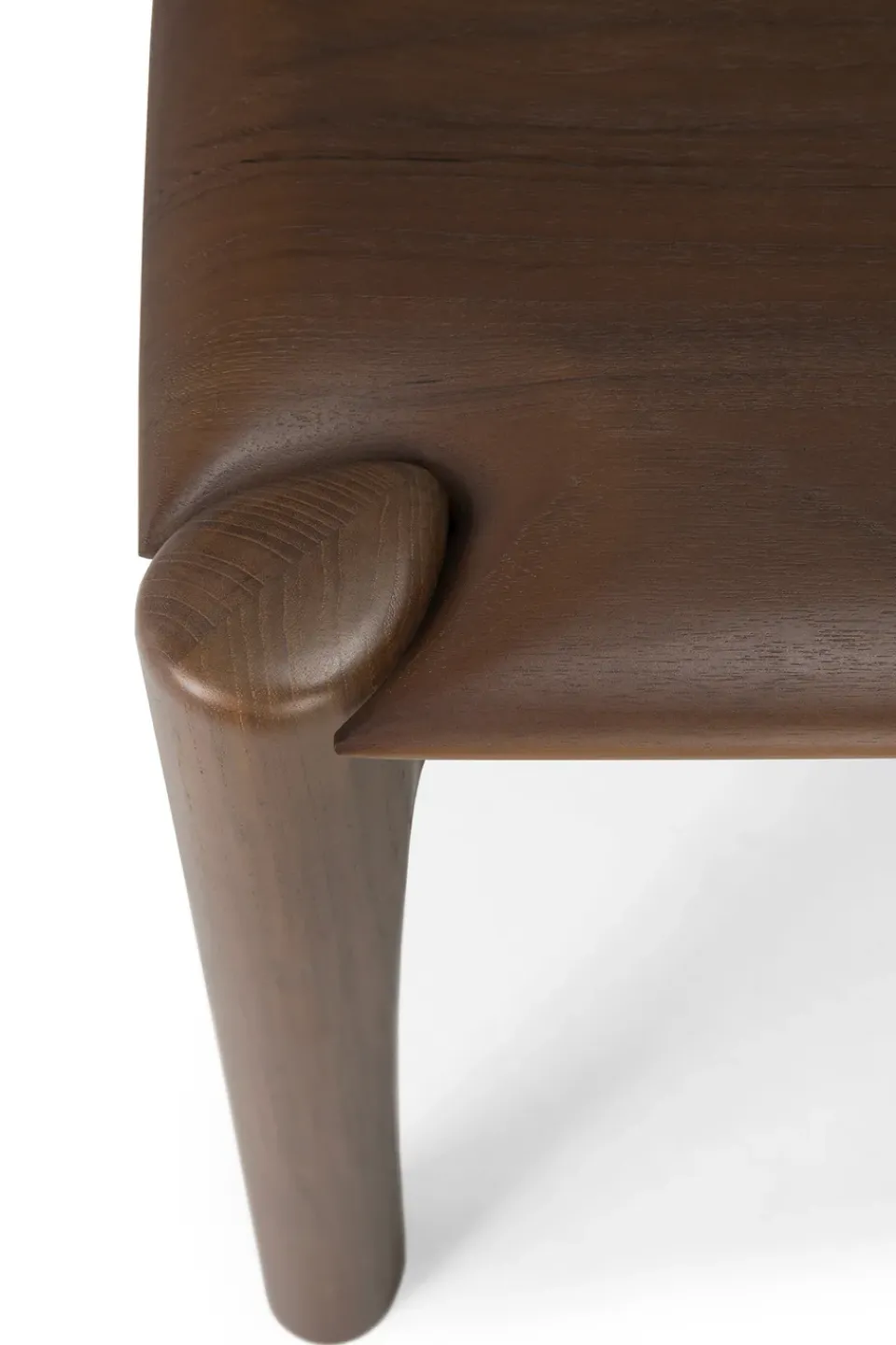Ethnicraft Benches*PI bench 126x35 cm, Lacquered teak Brown