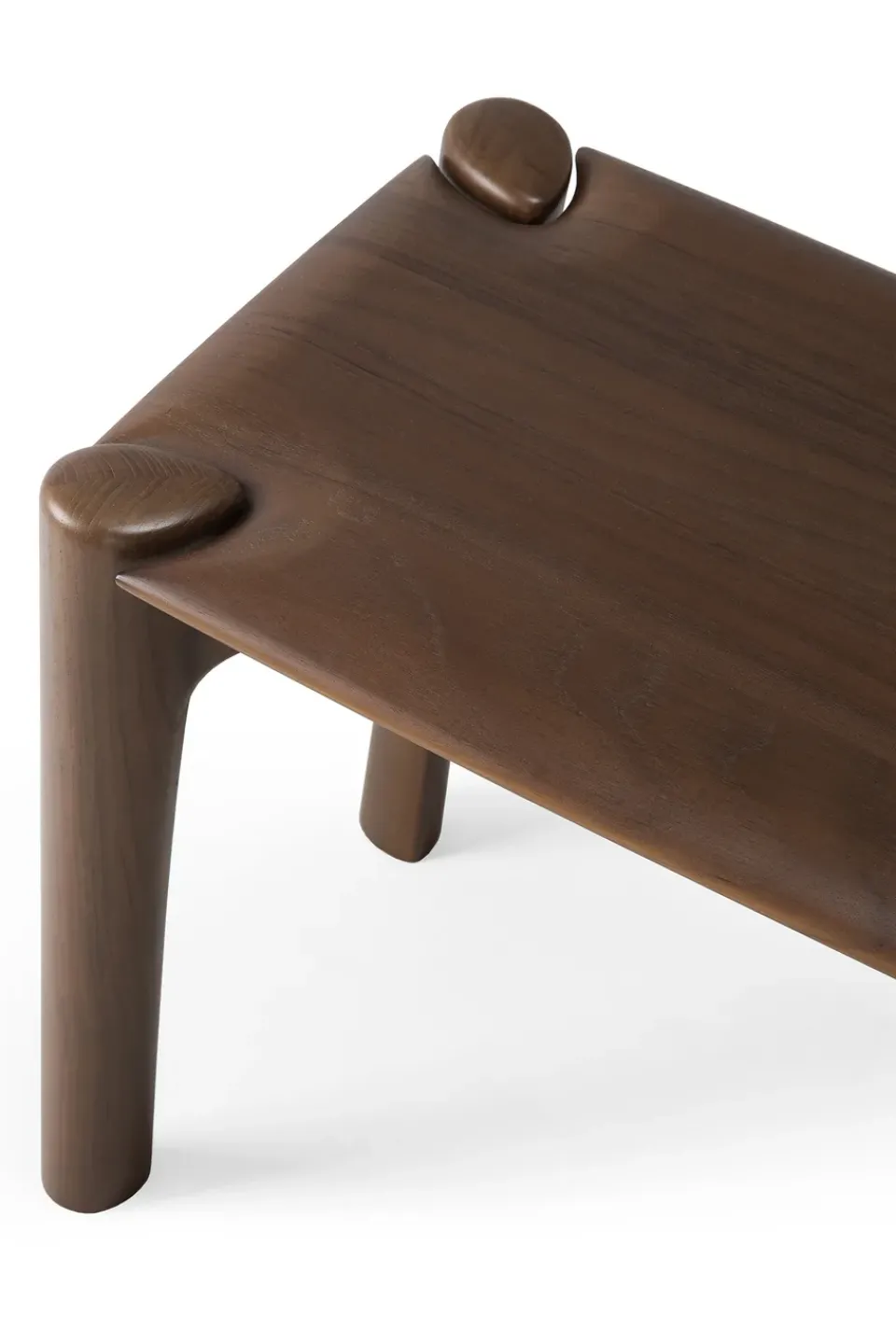 Ethnicraft Benches*PI bench 126x35 cm, Lacquered teak Brown