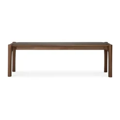 Ethnicraft Benches*PI bench 146x35 cm, Lacquered teak Brown