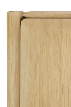 Ethnicraft Display & Glass Cabinets*PI cabinet, Oak – 2 doors, 110 cm Beige