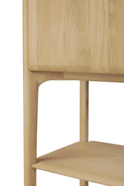 Ethnicraft Display & Glass Cabinets*PI cabinet, Oak – 2 doors, 110 cm Beige