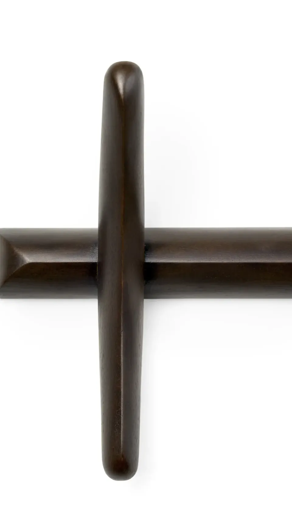 Ethnicraft Clothes Racks, Coat Stands & Hangers*PI clothes hanger 70 cm, Dark stained mahogany Brown